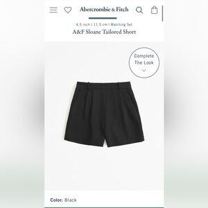 Abercrombie & Fitch Sloane Tailored Short